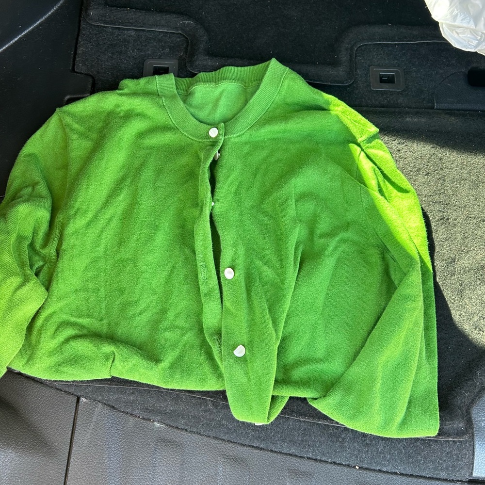 Green Cardigan - Picture 2 of 2